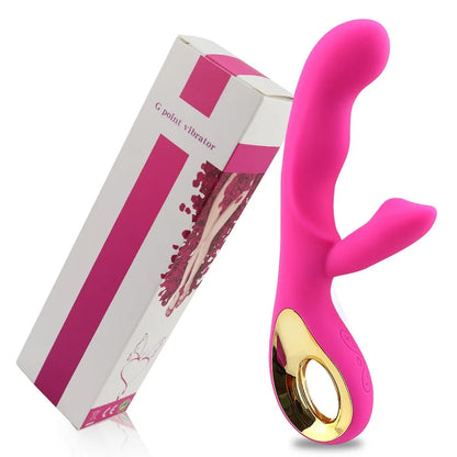 G Spot Rabbit Dildo Vibrator Orgasm Adult Toys USB Charging Powerful Masturbation Sex Toy for Women Waterproof Adult Sex Product