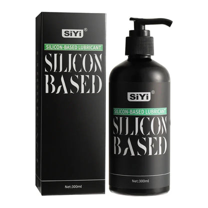 120ml/300ml Silicone-Based Lube with Press Pump. Long-Lasting Stringy Anal Lubricant Suitable for Bathroom and Underwater Use