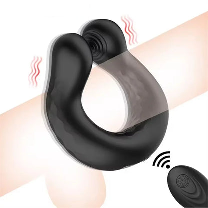 Wireless Remote Vibrating Penis Ring, Cock Ring Vibrator, Delay Ejaculation, Cockring, Male Masturbator, Sex Toys for Men Gay 18+