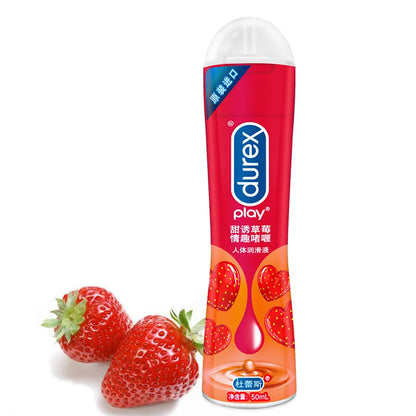 Durex Lubricants Fruit Water Based Lubricant 50ml Massage Orgasm Anal Vaginal Gel Intimate Products Adult Sex Toys For Couples