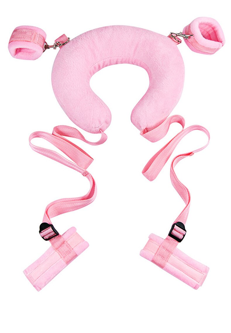 SM Bondage Restraints Slave Straps Pillow Sex Toys for Women Couples Handcuffs Neck Ankle Cuffs Adult Games Sex Products