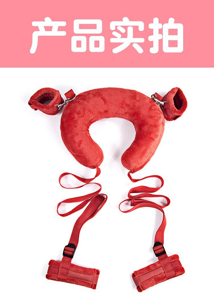 SM Bondage Restraints Slave Straps Pillow Sex Toys for Women Couples Handcuffs Neck Ankle Cuffs Adult Games Sex Products
