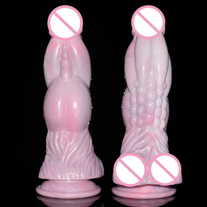 SXXY Big Belly Monster Penis with Suction Cup for Women Female Masturbator Intimate Fantasy Dildo Adults Sex Toys Anal Butt Plug