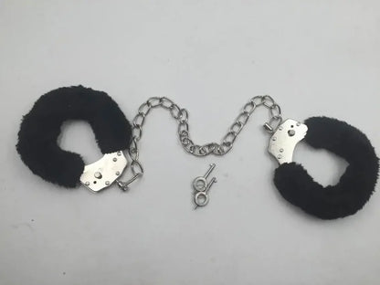 Fuzzy Plush Handcuffs  Soft Bondage Restraints for Couples Play  Adjustable  Comfortable