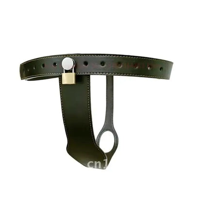 Leather T-Shaped Female Lock Belt Masturbator Strap On Pants Underwear Fetish Chastity Sex Chastity Device Bdsm Toys