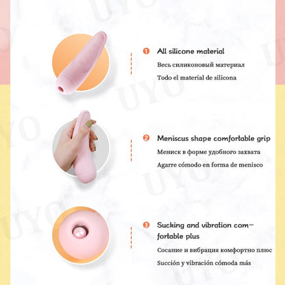 Satisfyer CURVY 2 + App Remote Control Vibrator Clit Sucker Vibrators for Women Clitoris Nipple Sex Toy UYO
