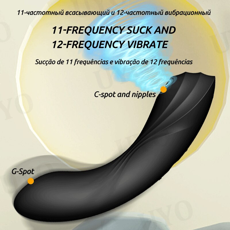 Satisfyer Curvy Trinity 4 - 18+ Female Toy, 3-in-1 G-Spot Vibrator, Clit Suction Stimulator, Waterproof Silicone, Black Toy