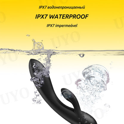 Satisfyer DOUBLE FLEX, App-Controlled Rabbit Vibrator, Super Power Vibration, G-Spot Clitoral Vibrator, Women Sex Toy