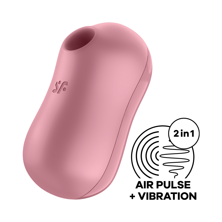 Satisfyer Gulali 2-in-1 Clitoris Stimulator Charge Nipple Sucker Vibrator Portable Mini Vibrator Sex Toy