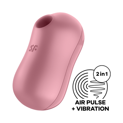 Satisfyer Gulali 2-in-1 Clitoris Stimulator Charge Nipple Sucker Vibrator Portable Mini Vibrator Sex Toy