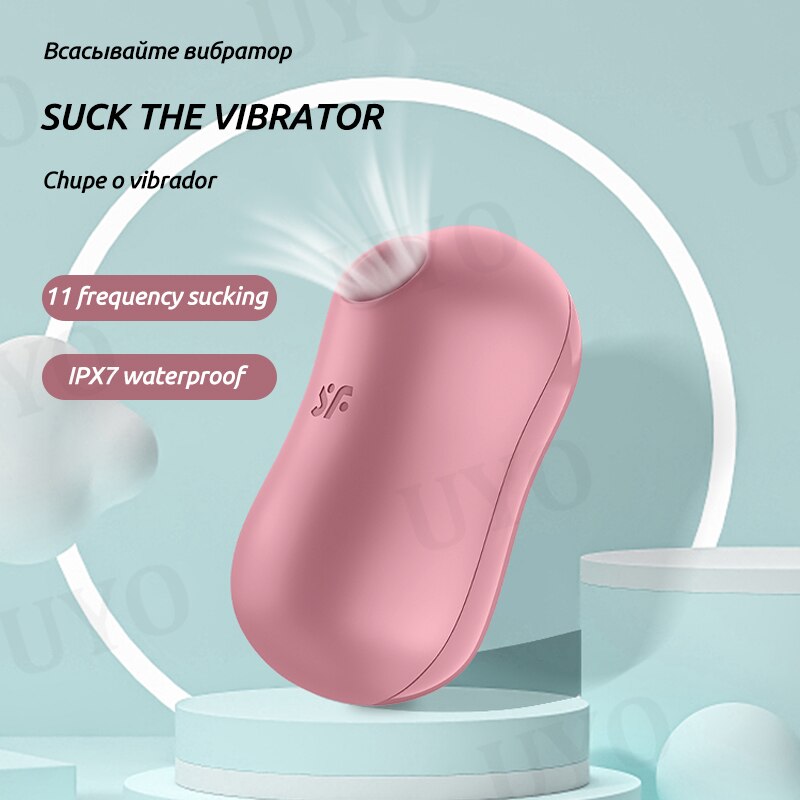 Satisfyer Gulali 2-in-1 Vibration Clitoris Stimulator Charge Nipple Sucker Portable Mini Vibrator Sex Toy for Women