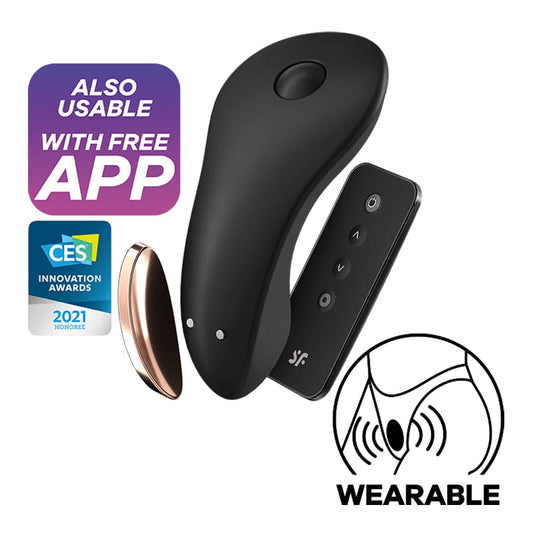 Satisfyer Little Secret App Connected Magnetic Wearable Vibrator Remote Control Clitoral Stimulator Couple Vibrators for Women UYO
