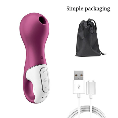 Satisfyer Lucky Libra Clitoris Stimulator Rechargeable Vibrator for Women Clitoris Sucker Silicone Finger Ring Nipple Sucker Toy