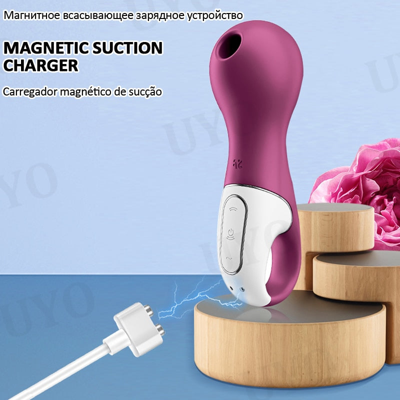 Satisfyer Lucky Libra Clitoris Stimulator Rechargeable Vibrator for Women Clitoris Sucker Silicone Finger Ring Nipple Sucker Toy