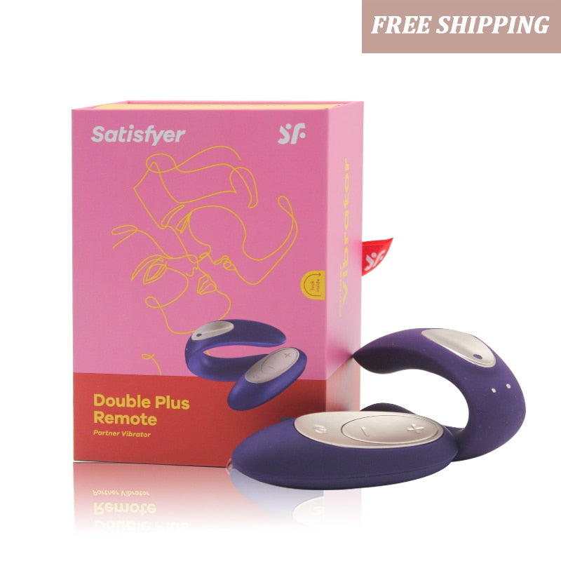 Satisfyer Partner Plus G Spot Silicone Vibrator UYO Couple Toys Wireless Remote Control Wearable Women Clitoral Stimulator