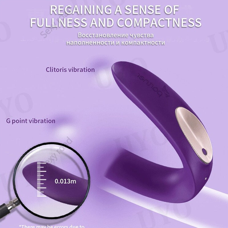 Satisfyer Partner Plus G Spot Silicone Vibrator UYO Couple Toys Wireless Remote Control Wearable Women Clitoral Stimulator