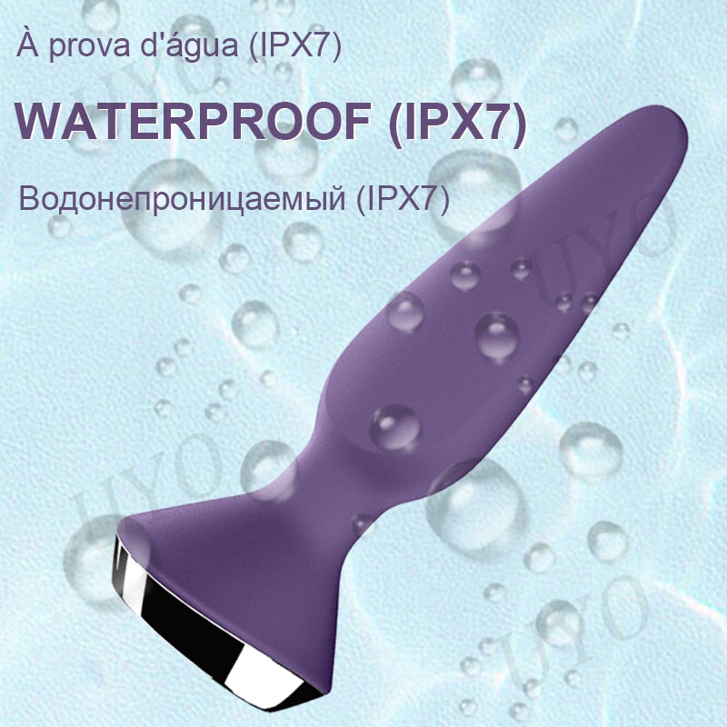 Satisfyer Plug-Ilicious 1app Remote Control Anal Plug Toy for Men Vibrator Silicone Prostate Massager Female Anal Plug