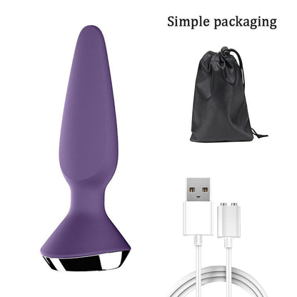 Satisfyer Plug-Ilicious 1app Remote Control Anal Plug Toy for Men Vibrator Silicone Prostate Massager Female Anal Plug
