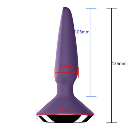 Satisfyer Plug-Ilicious 1app Remote Control Anal Plug Toy for Men Vibrator Silicone Prostate Massager Female Anal Plug