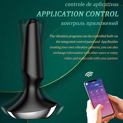 Satisfyer Plug-Ilicious 2 App Remote Control Prostate Massager Buttplug Toy for Men Vibrator Silicone Material Female Anal Plug