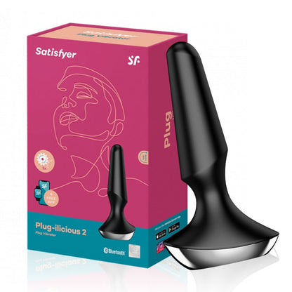 Satisfyer Plug-Ilicious 2 App Remote Control Prostate Massager Buttplug Toy for Men Vibrator Silicone Material Female Anal Plug