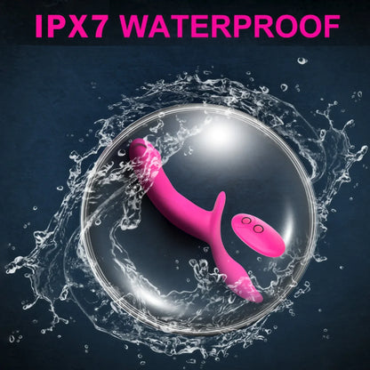 7 Speeds Wearable Double Vibrators For Women Lesbian Couples USB Rechargeable Strapless Strap-on Dildo Female Adults Sex Toys