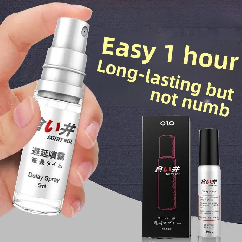 Male Long-Lasting Spray - Sensitive Area Stimulant for Delayed Pleasure & Extended Satisfaction | Adult Performance Enhancer