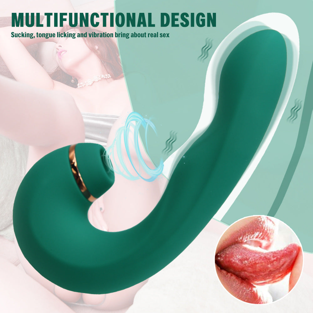 Abhoth Female Vibrator Sex Toys Sucking Vibrator 10 Frequency Vibration + Sucking G-Spot Stimulation Masturbator Adult Products