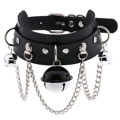 BDSM Different Style Fashion Punk Men Torques Necklace Gothic PU Leather Choker Collar Necklace Women Body Chain