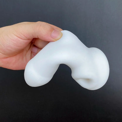 Vacuum Massager Sex Cup Reusable Male Soft Silicone Masturbator Portable Pocket Penis Long-Lasting Trainer Pussy Adult Games