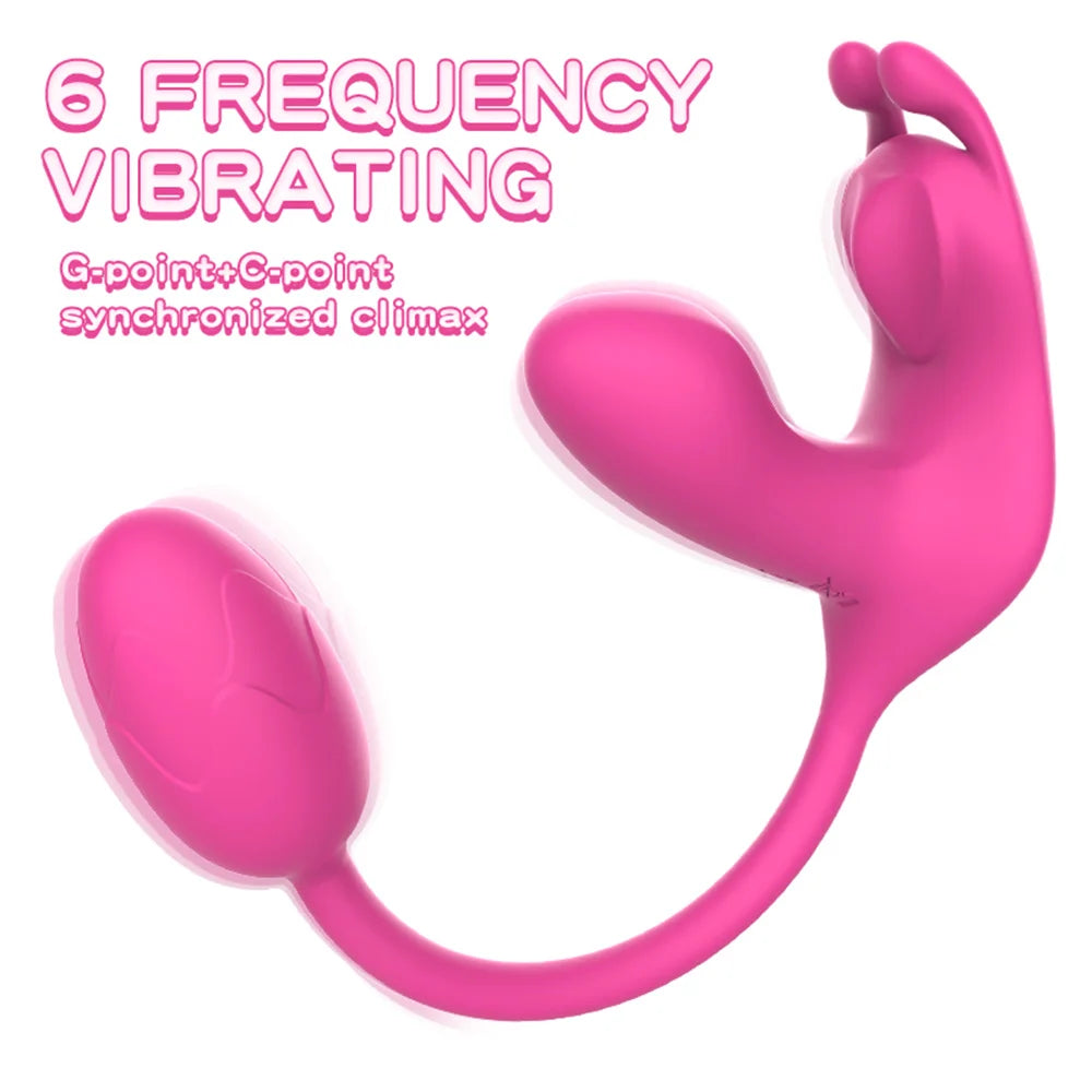 3-in-1 Wearable Vibrator, Love Egg, Female Masturbator, Bendable Massage Stick, Nipple Clitoris G-Spot Stimulation Sex Toy For Women