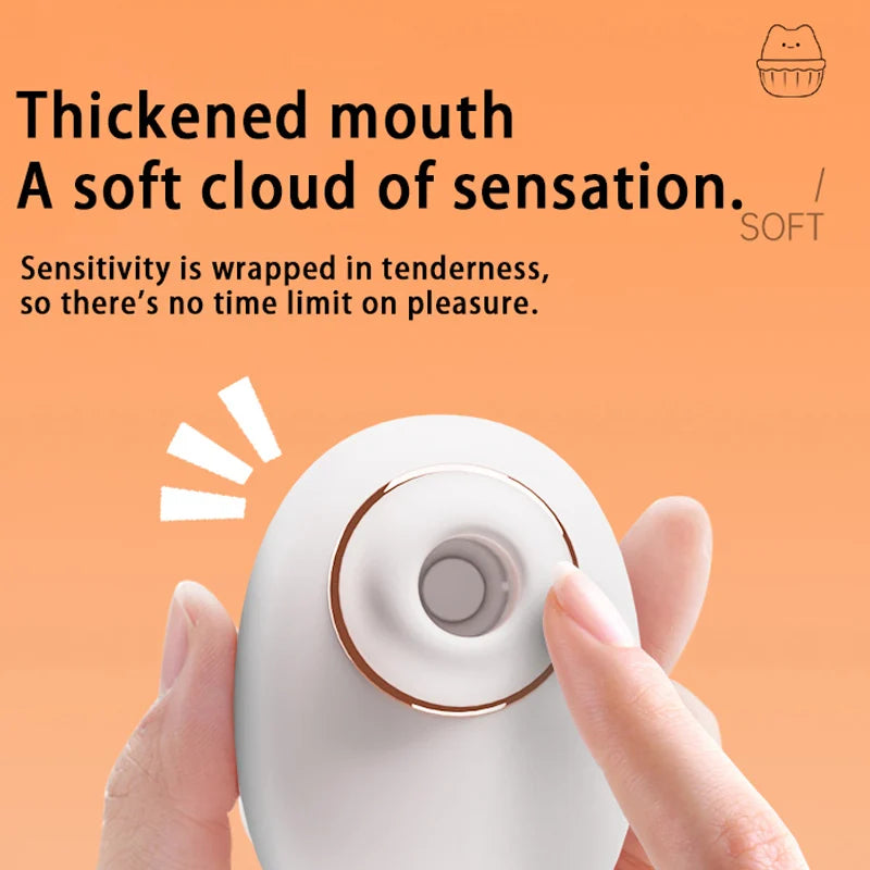 Sucking vibrator, cute pussy, female clitoral sucking vibrator, clitoral orgasm stimulation, USB rechargeable, silicone, adult sex toy