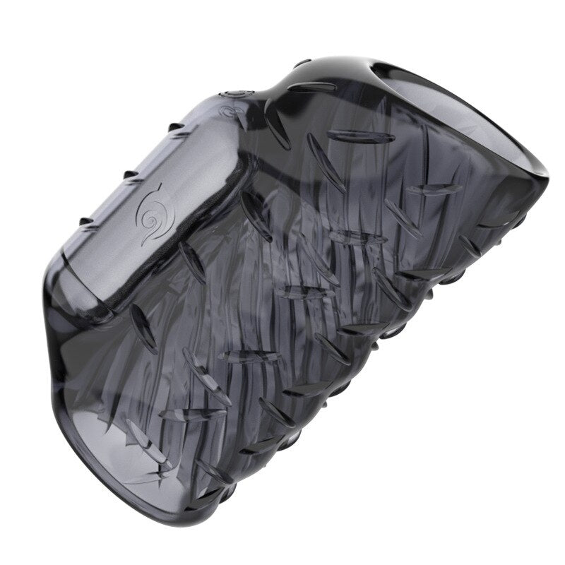 Male Seminal Vibrator Ring Delay Penis Cover Expander Clitoral Stimulator Orgasm Toy