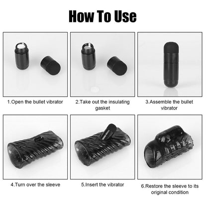 Male Seminal Vibrator Ring Delay Penis Cover Expander Clitoral Stimulator Orgasm Toy