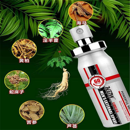 Sex Delay Spray Lasting Long 60 Minutes Penis Becomes Stronger, Harder, Extends Sex Time, Delayed Ejaculation Aphrodisiac Flirt Spray