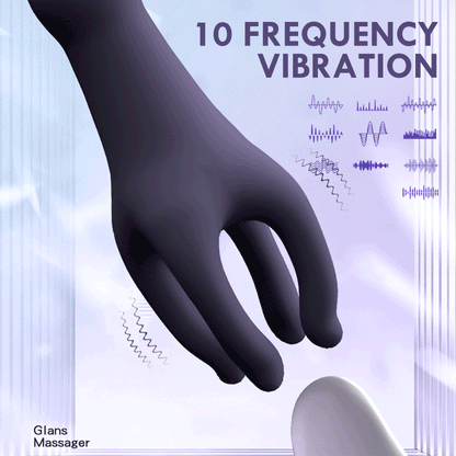 Sex Glans Trainer Male Penis Massage Masturbator 10 Speed Vibrating Glans Vibrator Sex Toy for Men Long-lasting Delay Endurance Exer