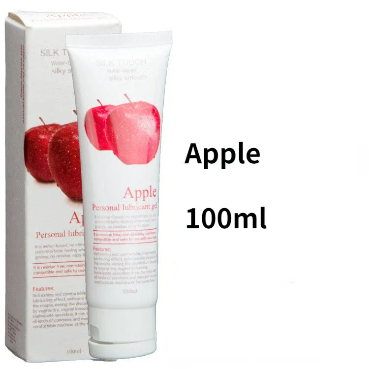 Sex Lubricant 100ml Fruit flavor Water-based Vaginal Penis Oral Sex Moisturizing Cream Adult Products sexy toys for couple