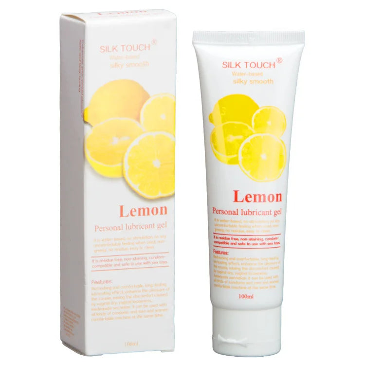 Sex Lubricant 100ml Fruit flavor Water-based Vaginal Penis Oral Sex Moisturizing Cream Adult Products sexy toys for couple