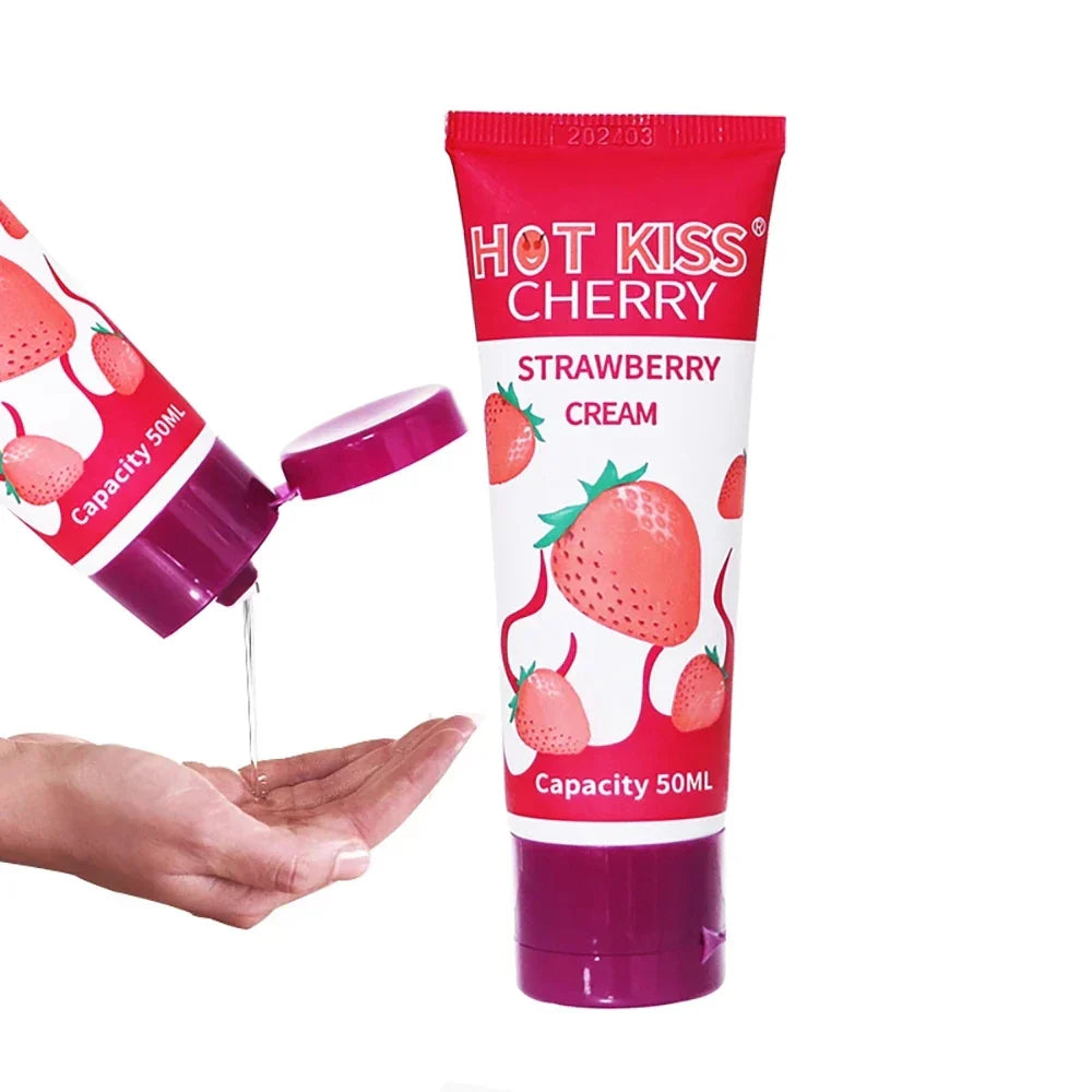 Sex Lubricant 100ml Fruit flavor Water-based Vaginal Penis Oral Sex Moisturizing Cream Adult Products sexy toys for couple
