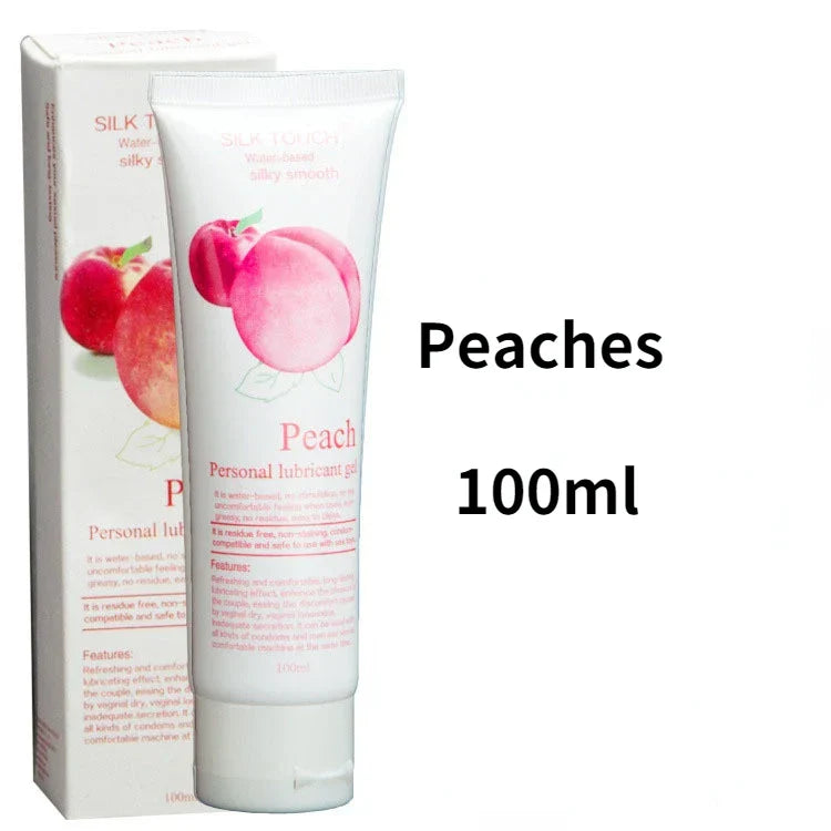 Sex Lubricant 100ml Fruit flavor Water-based Vaginal Penis Oral Sex Moisturizing Cream Adult Products sexy toys for couple