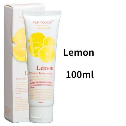 Sex Lubricant 100ml Fruit flavor Water-based Vaginal Penis Oral Sex Moisturizing Cream Adult Products sexy toys for couple
