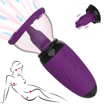 Nipple Sucker Vibrating Lick Sex Shop Female Masturbator Clitoral Stimulator Pussy Sex Toy for Couples