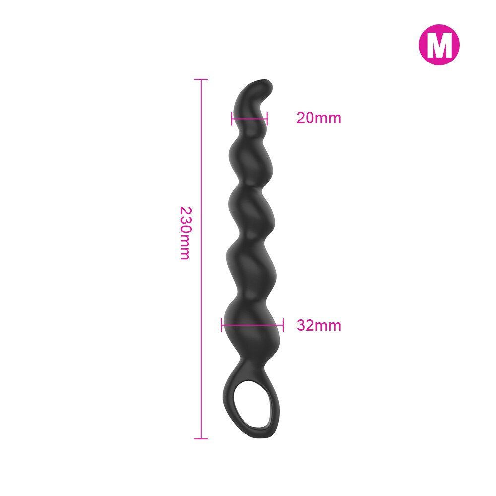 Sex Toy for Men Women Anal Beads 10-Speed Butt Plug Stimulator Prostate Massager Remote Control Vibrator Anal Vibrator Dual Motor