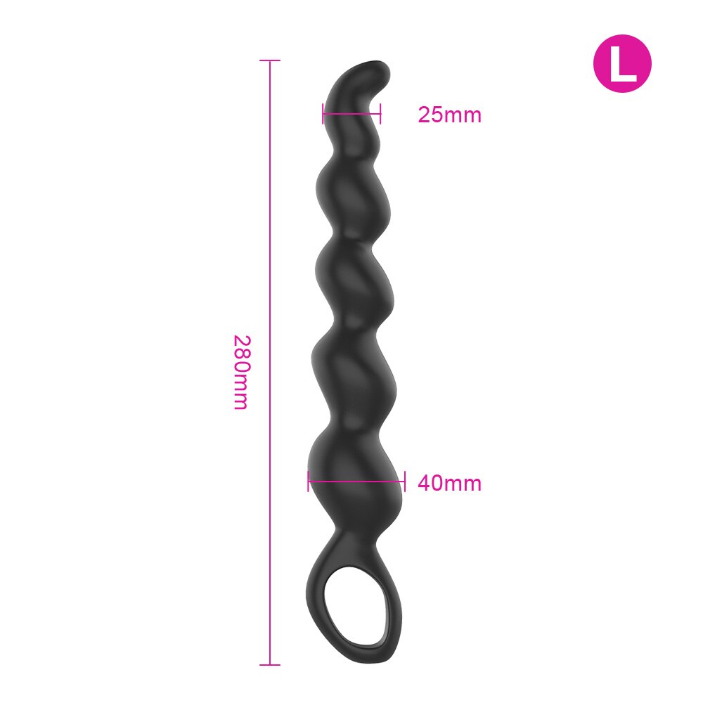 Sex Toy for Men Women Anal Beads 10-Speed Butt Plug Stimulator Prostate Massager Remote Control Vibrator Anal Vibrator Dual Motor