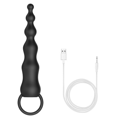 Sex Toy for Men Women Anal Beads 10-Speed Butt Plug Stimulator Prostate Massager Remote Control Vibrator Anal Vibrator Dual Motor