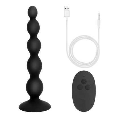 Sex Toy for Men Women Anal Beads 10-Speed Butt Plug Stimulator Prostate Massager Remote Control Vibrator Anal Vibrator Dual Motor