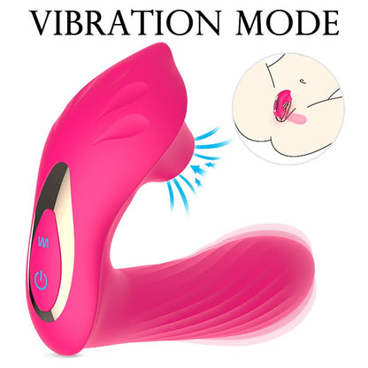 Sex Toys 2-in-1 Sucking Vibrator for Women, 9-Frequency Vibration, Waterproof Masturbator, Clitoris Stimulator, G-Spot Vibrator