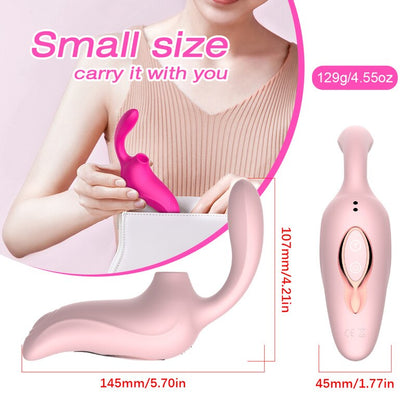 Sex Toys 3-in-1 Modes Clitoral Sucking Vibrator for Women, 10 Speeds Vibrating Clit Sucker, Women's G-Spot Masturbators, Adult Toys