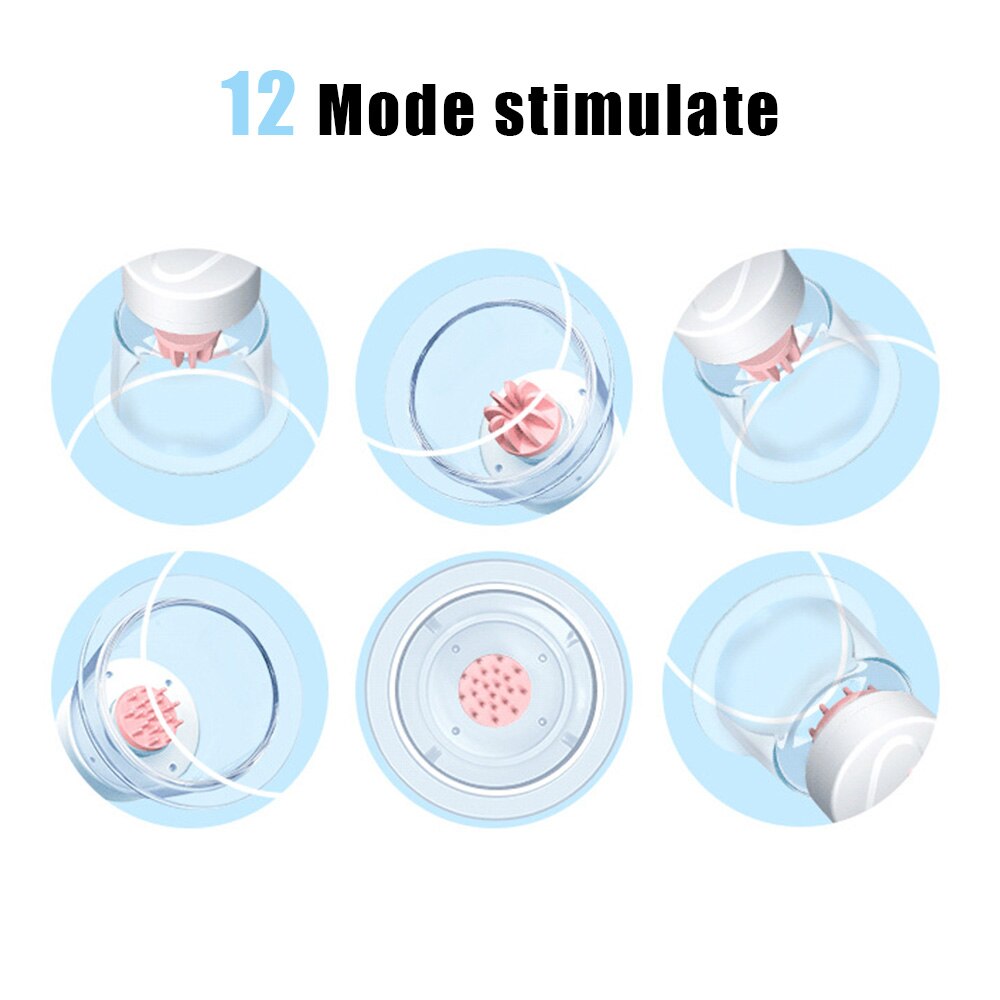 Sex Toys for Women: Bra Massager, Rotating Stimulating Breast Pump, Breast Enlargement Vibrator, Licking Nipple Sucker, Sex Shop