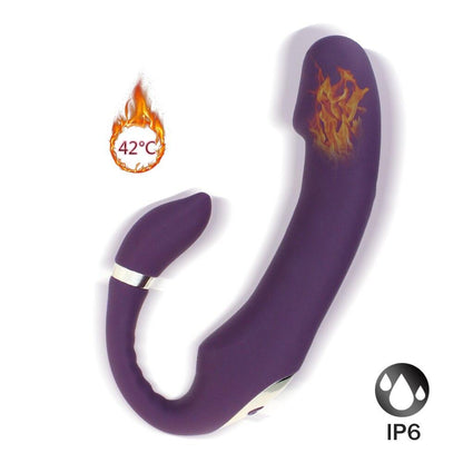 Sex Vibrator G-spot Simulate Soft Double-head Vibrate Sex Toys For Woman Clit Massager Rechargeable C-shape For Couple Fun